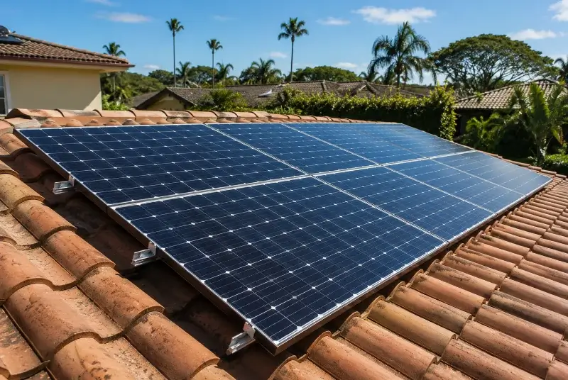 Installation de panneaux solaires aux Artigues-de-Lussac